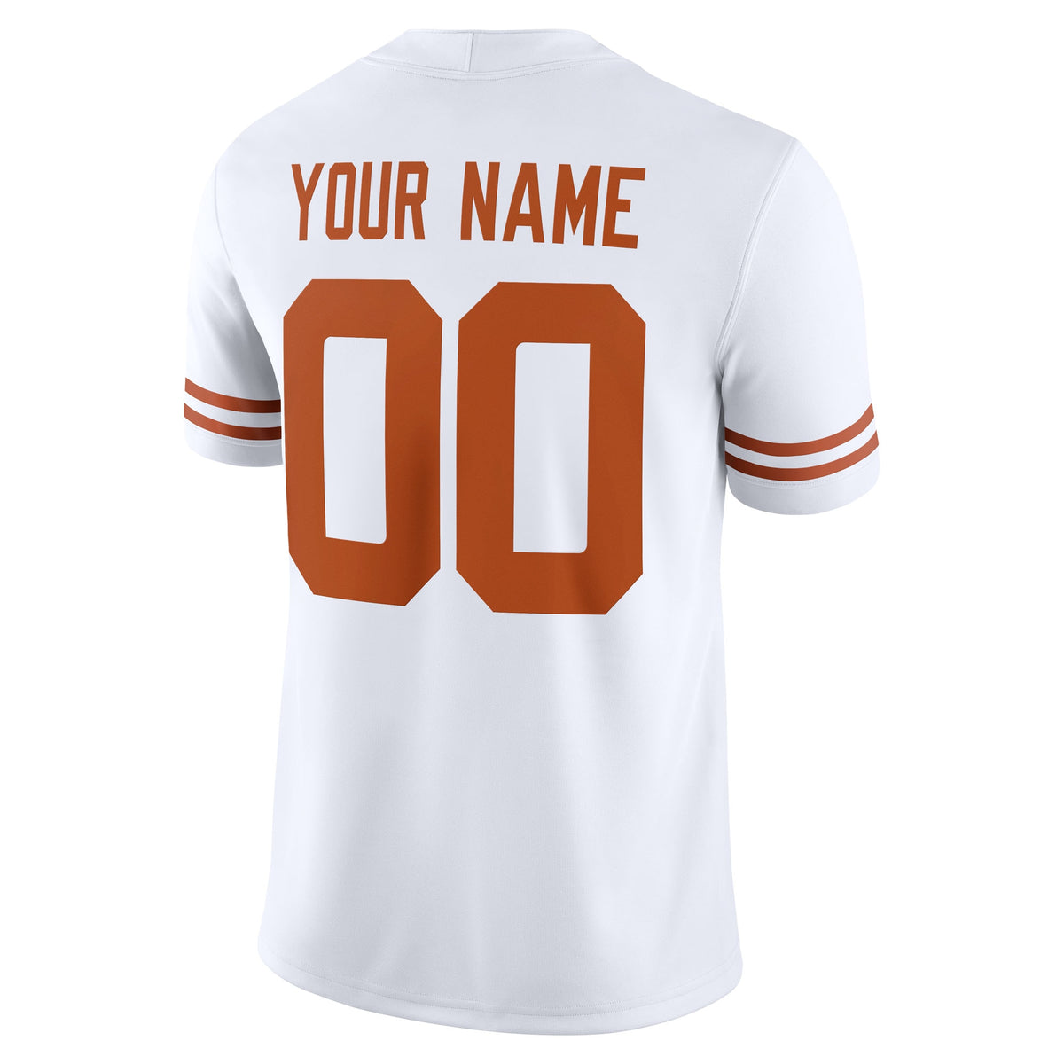 Texas Longhorns White Custom Game Jersey - White