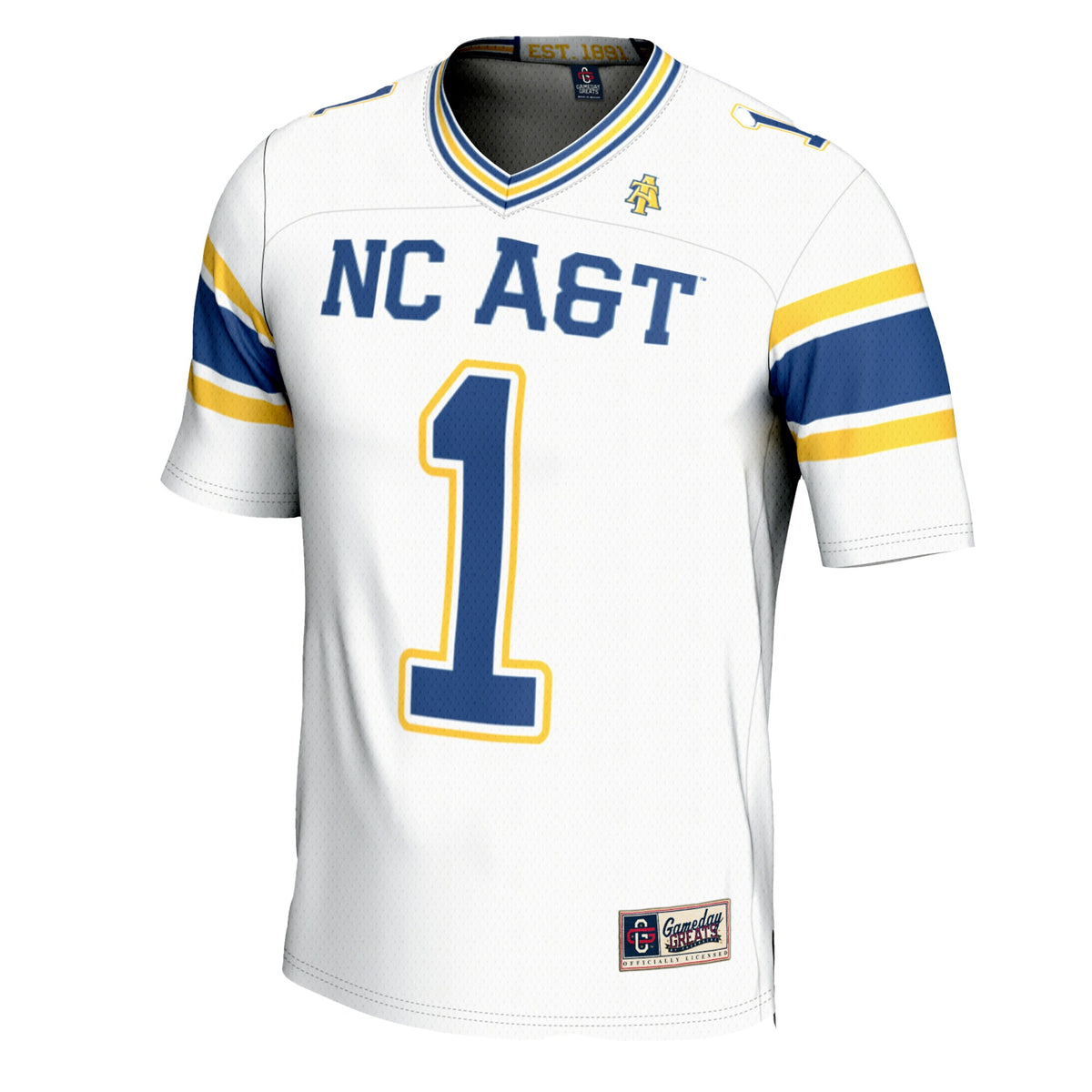 #1 North Carolina A&T Aggies GameDay Greats Football Jersey - White