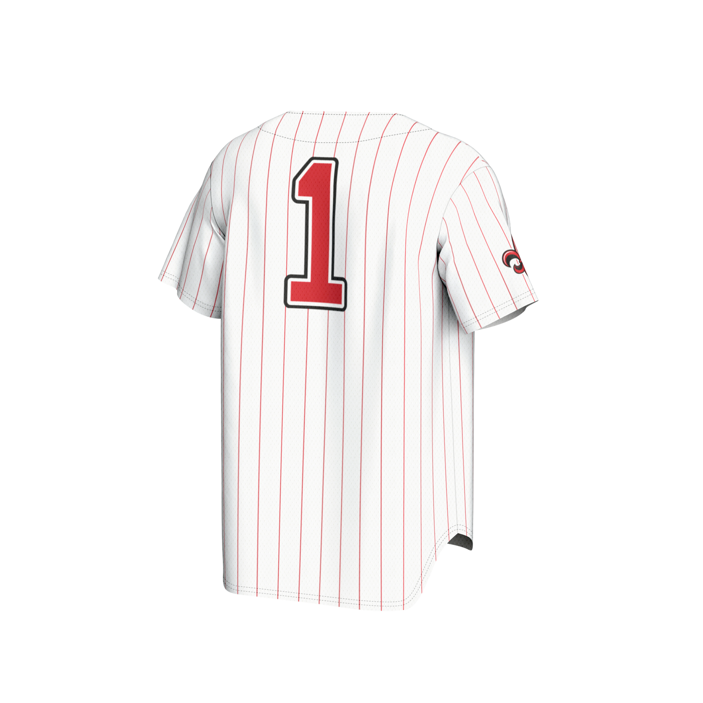 GameDay Greats White #1 Louisiana Ragin' Cajuns Lightweight Baseball Fashion Jersey