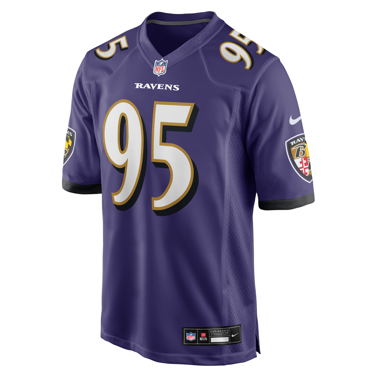 Baltimore Ravens Tavius Robinson Purple Team Game Jersey