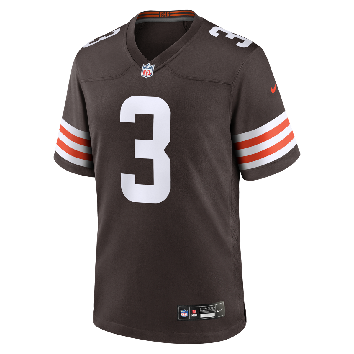 Cleveland Browns Marquise Goodwin Brown Team Game Jersey