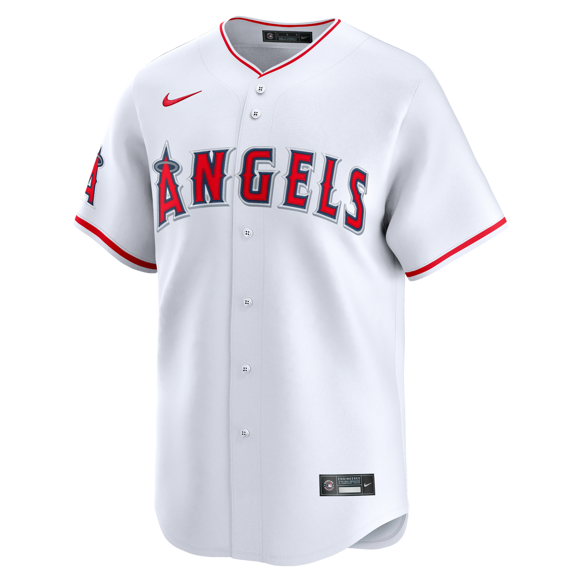 Los Angeles Angels White Home Limited Jersey