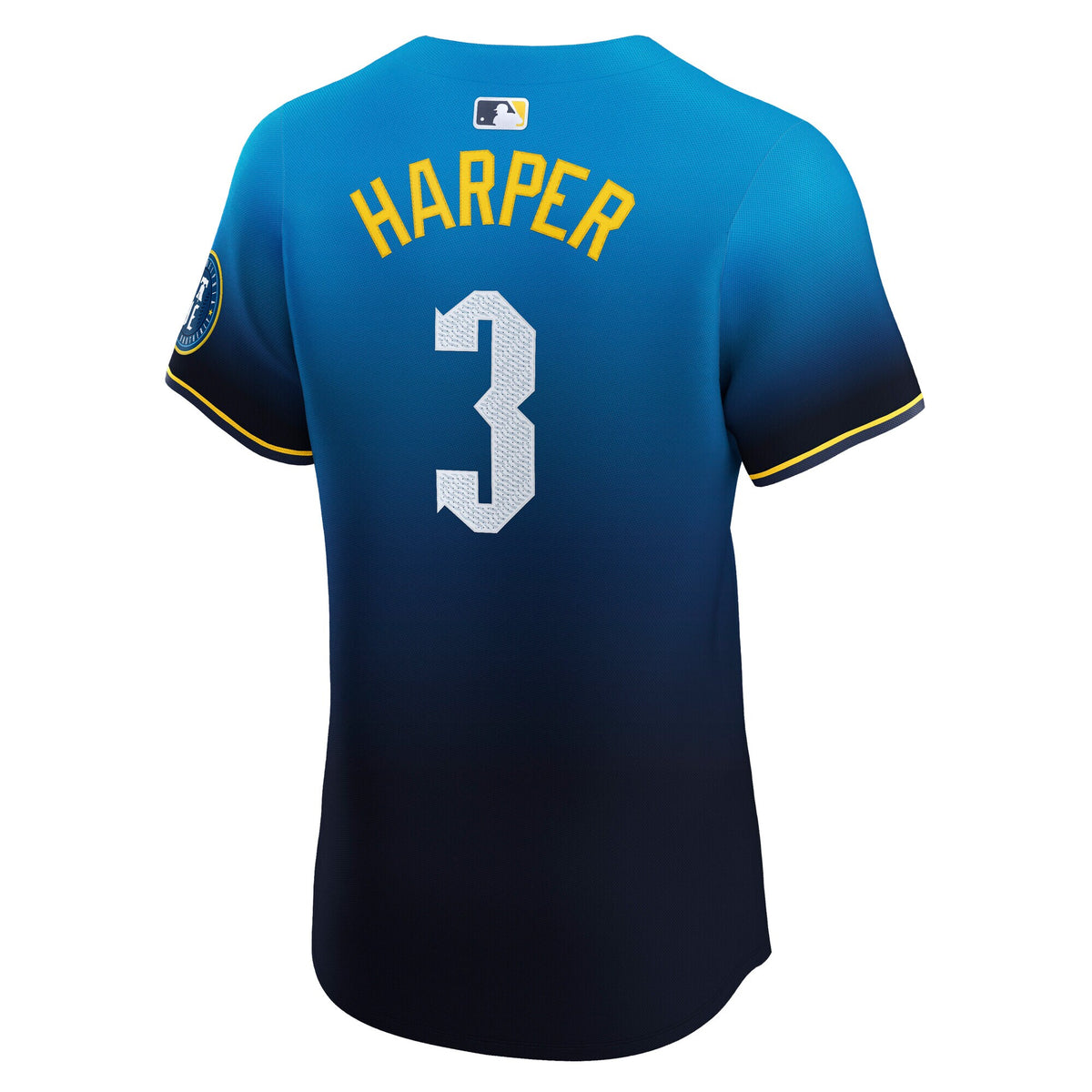 Philadelphia Phillies Bryce Harper Navy City Connect Elite Jersey