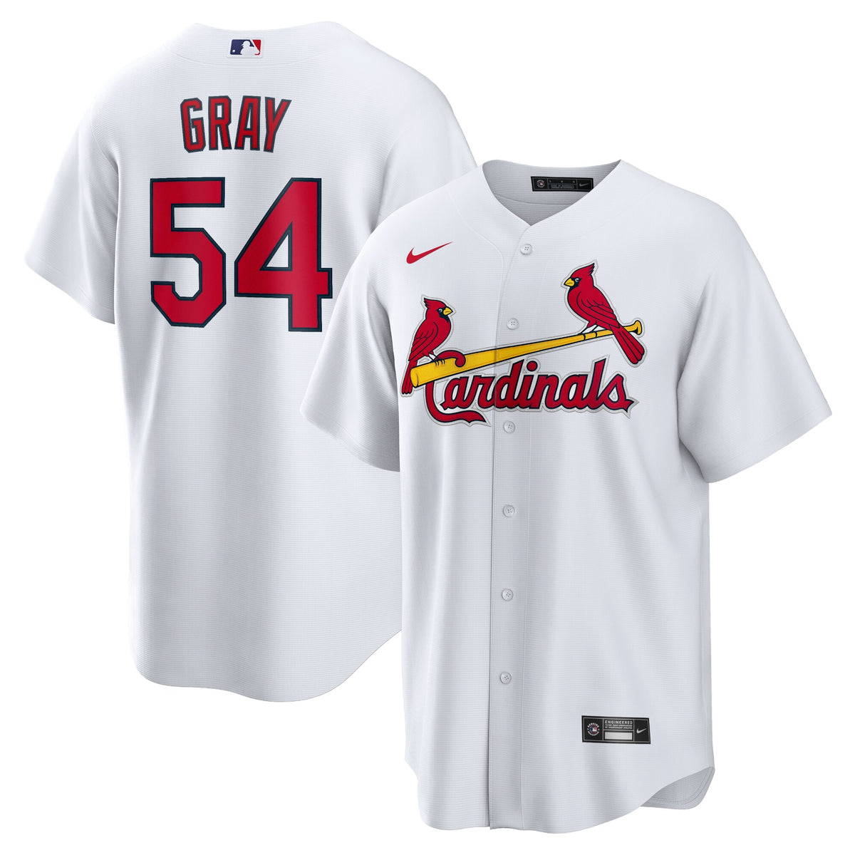 St. Louis Cardinals Sonny Gray White Home Replica Jersey