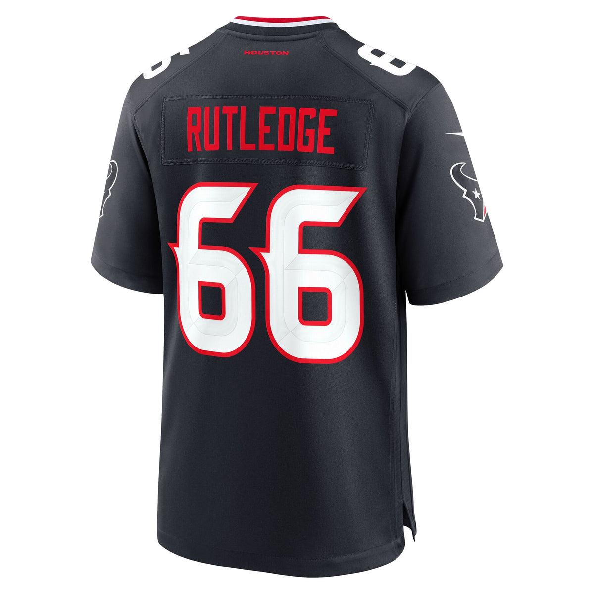 Houston Texans Keylan Rutledge Navy 2026 NFL Draft First Round Pick No. 26 Team Game Jersey