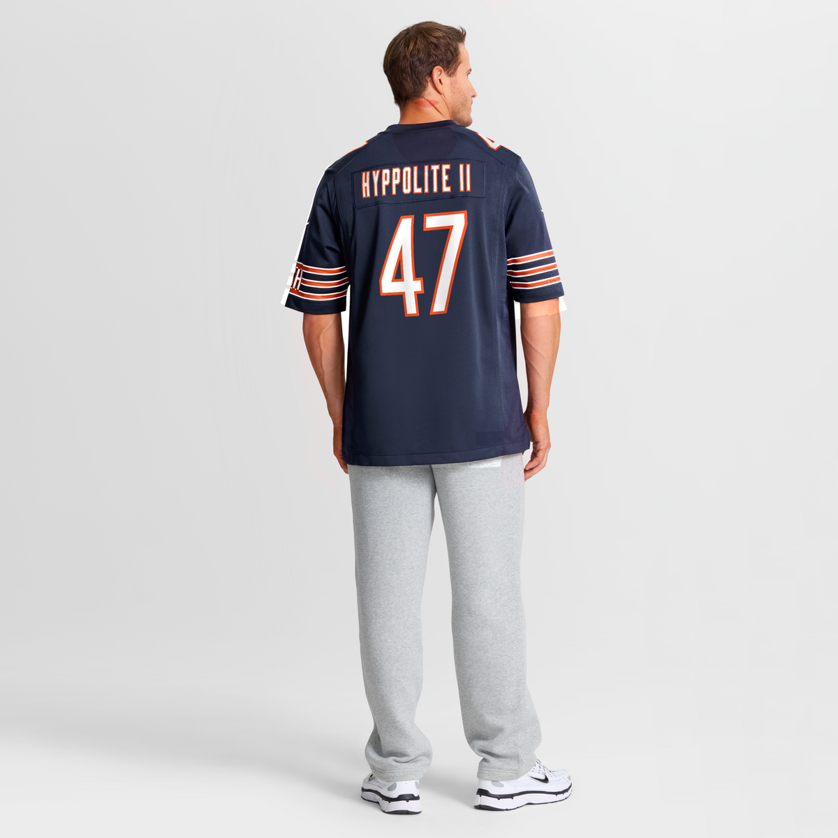 Chicago Bears Ruben Hyppolite II Navy Team Game Jersey