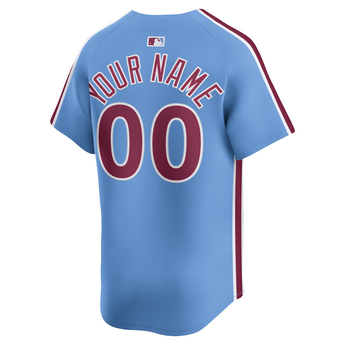 Philadelphia Phillies Light Blue Alternate Limited Custom Jersey
