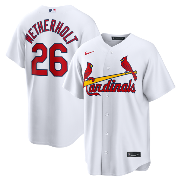 St. Louis Cardinals JJ Wetherholt White Home Replica Jersey