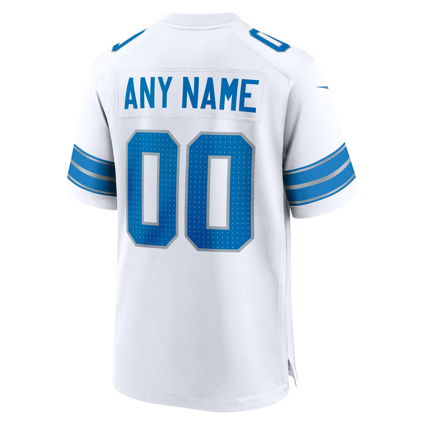 Detroit Lions Nike White Custom Game Jersey