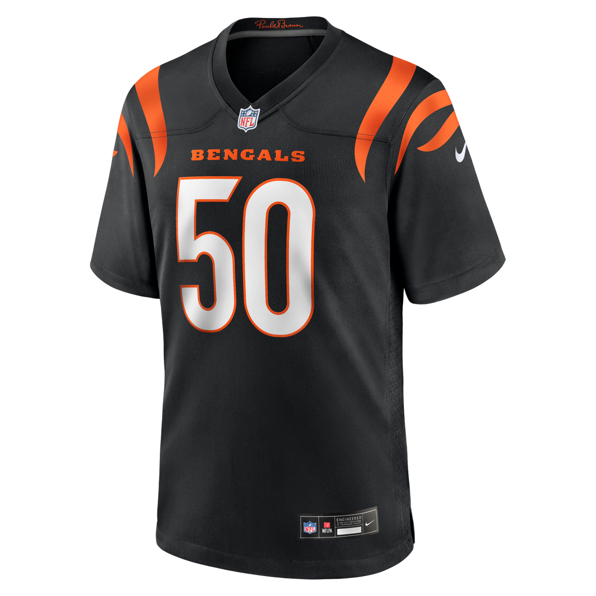 Cincinnati Bengals Shaka Heyward Black Team Game Jersey