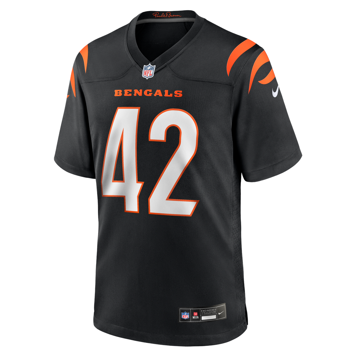 Cincinnati Bengals Oren Burks Black Team Game Jersey