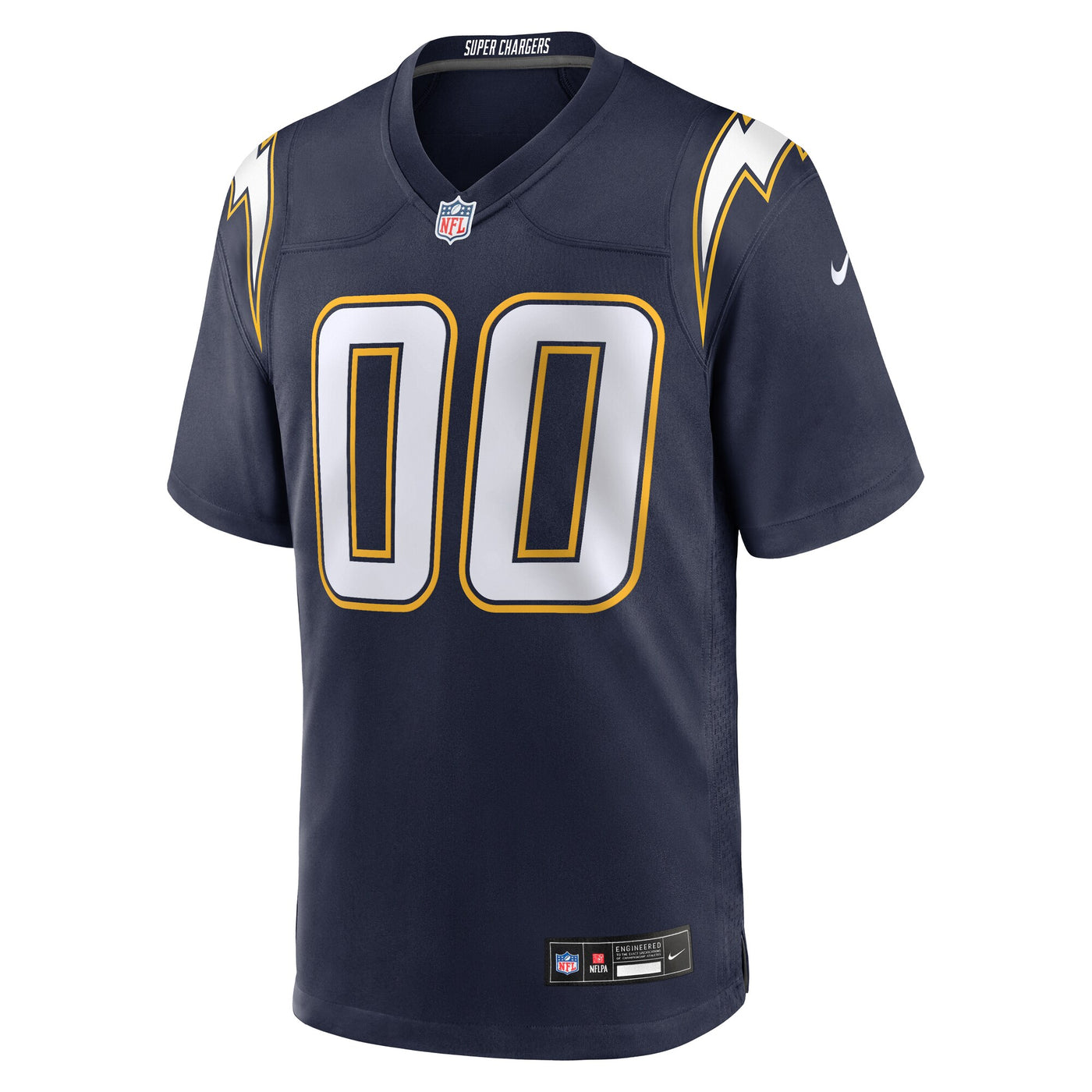 Los Angeles Chargers Nike Navy Alternate Super Chargers Game Custom Jersey