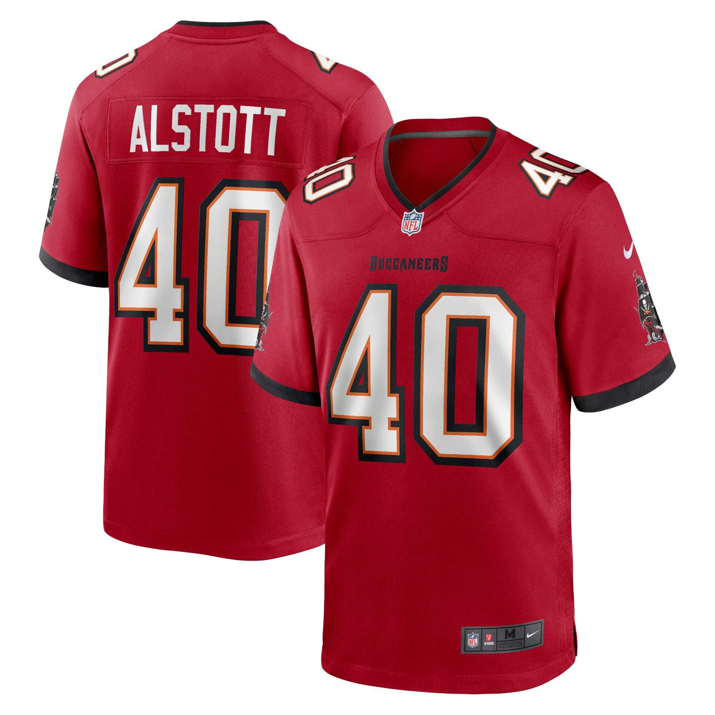 Tampa Bay Buccaneers Mike Alstott Nike Red Retired Player Game Jersey
