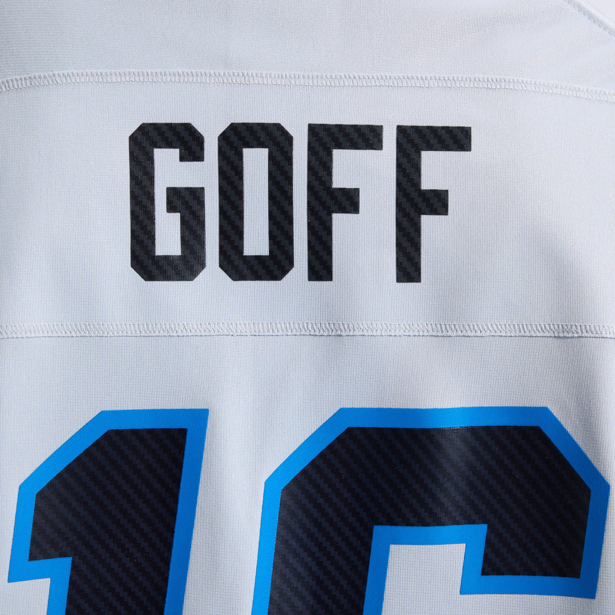 Detroit Lions Jared Goff Nike Silver 2026 Rivalries Collection Game Jersey