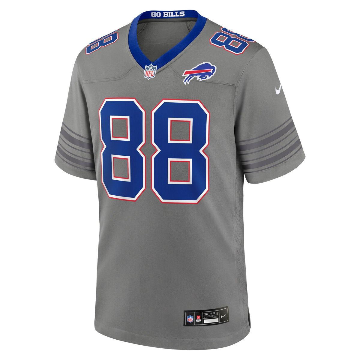 Buffalo Bills Dawson Knox Gray Nickel City Game Jersey
