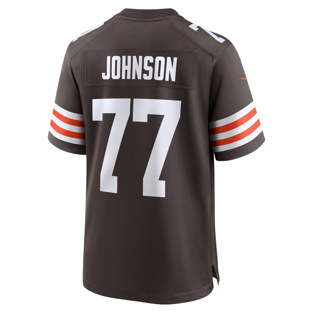 Cleveland Browns Zion Johnson Brown Team Game Jersey