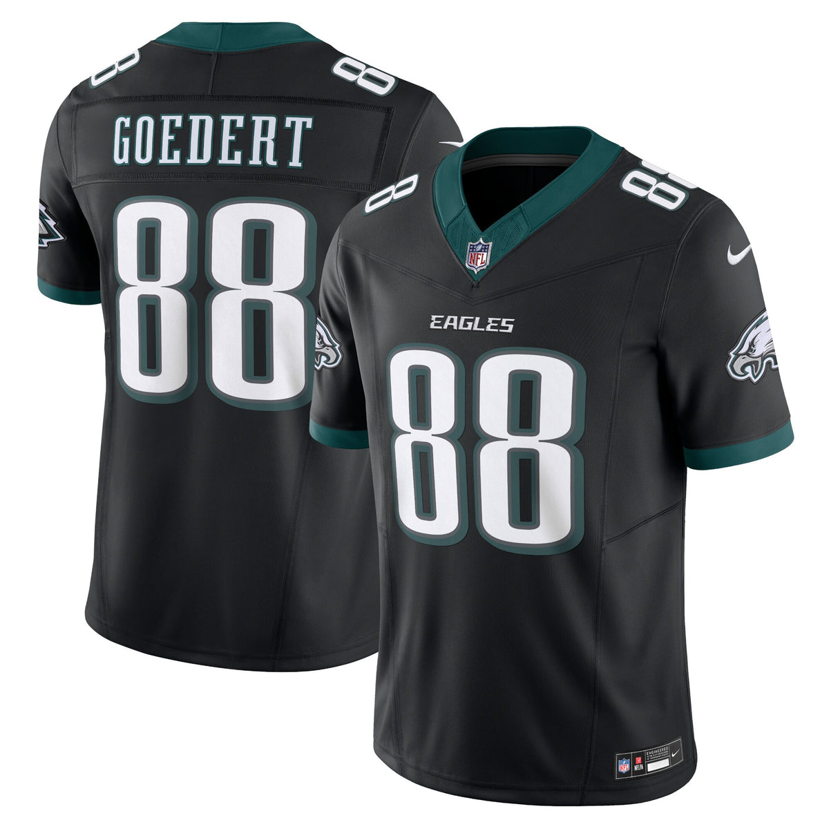 Philadelphia Eagles Dallas Goedert Black Alternate Vapor F.U.S.E. Limited Jersey