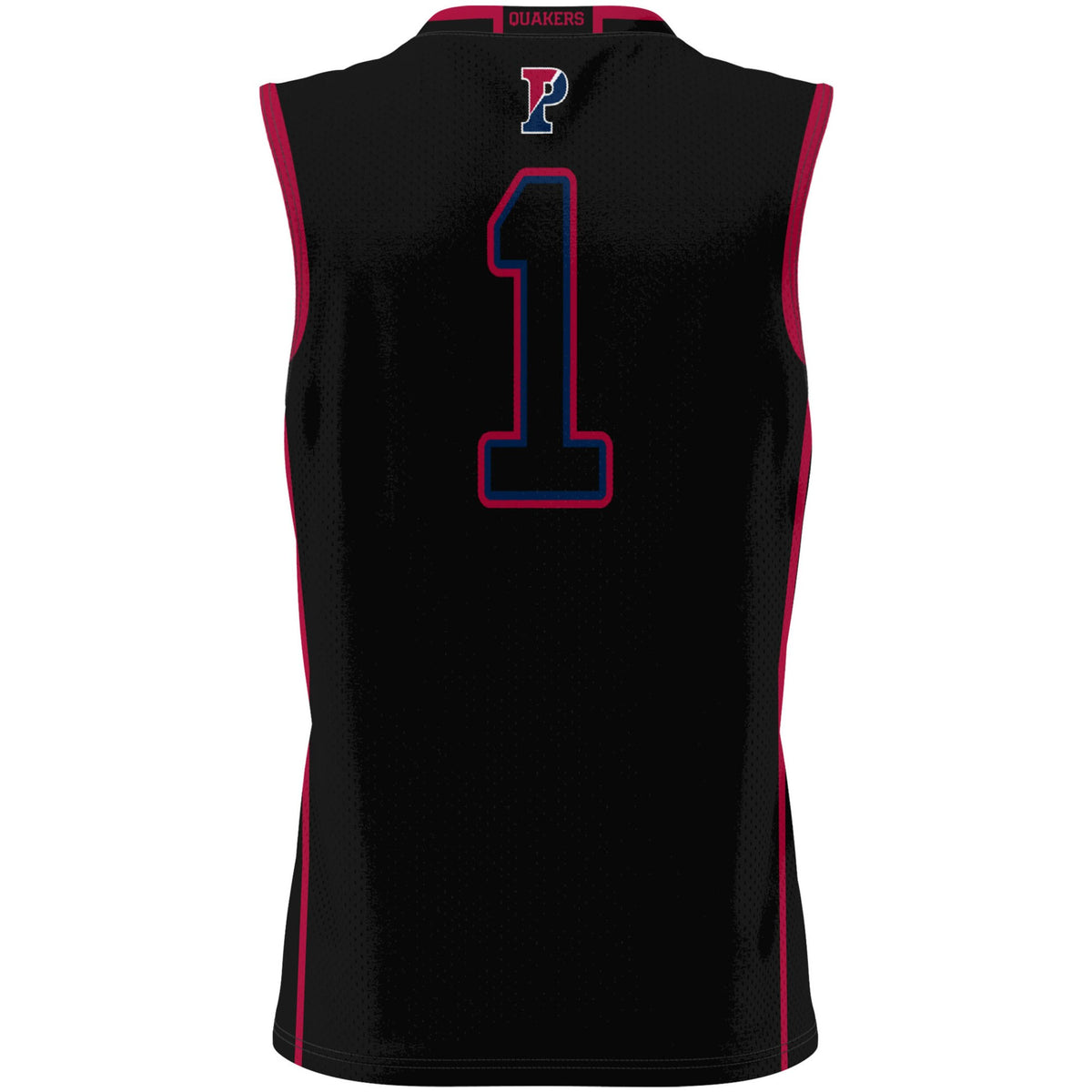 #1 Pennsylvania Quakers GameDay Greats Lightweight Basketball Jersey - Black