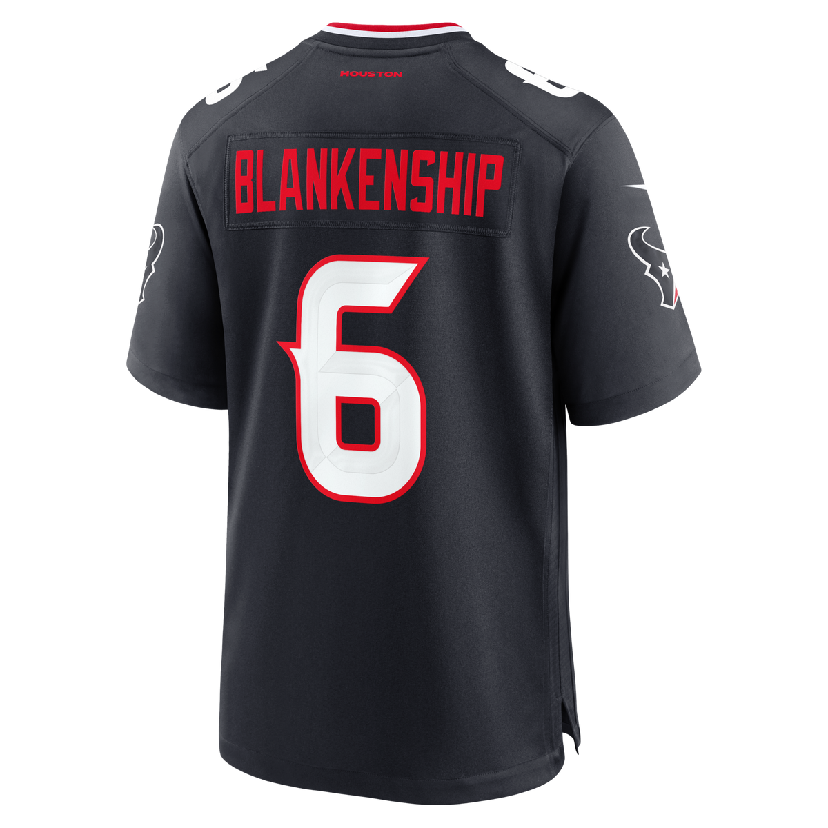 Houston Texans Reed Blankenship Navy Team Game Jersey