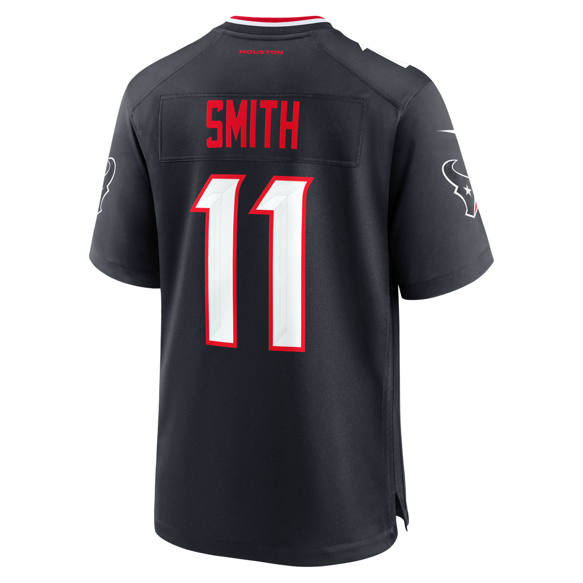 Houston Texans Tremon Smith Navy Team Game Jersey