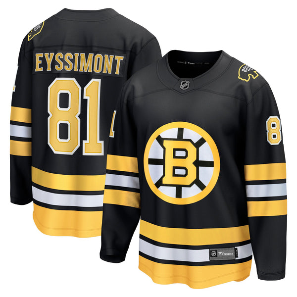 Boston Bruins Michael Eyssimont Fanatics Black Home Breakaway Player Jersey