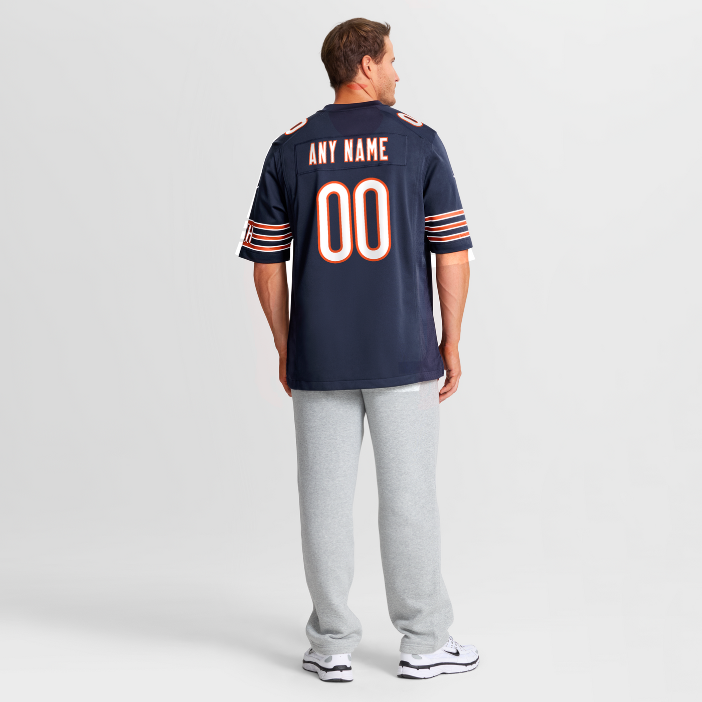 Chicago Bears Nike Navy Custom Game Jersey