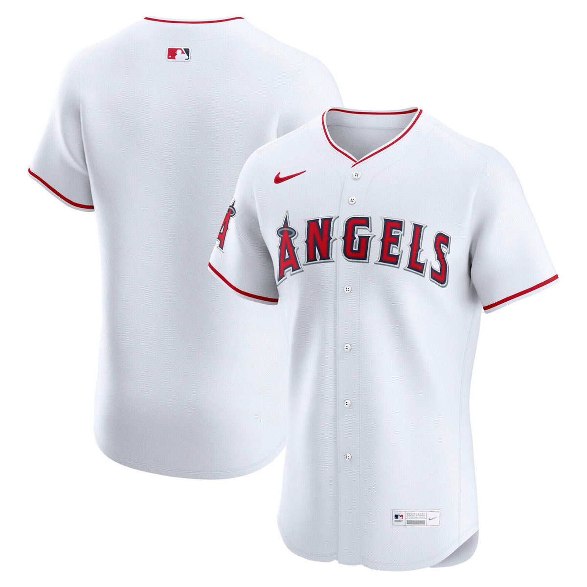 Los Angeles Angels White Home Elite Jersey