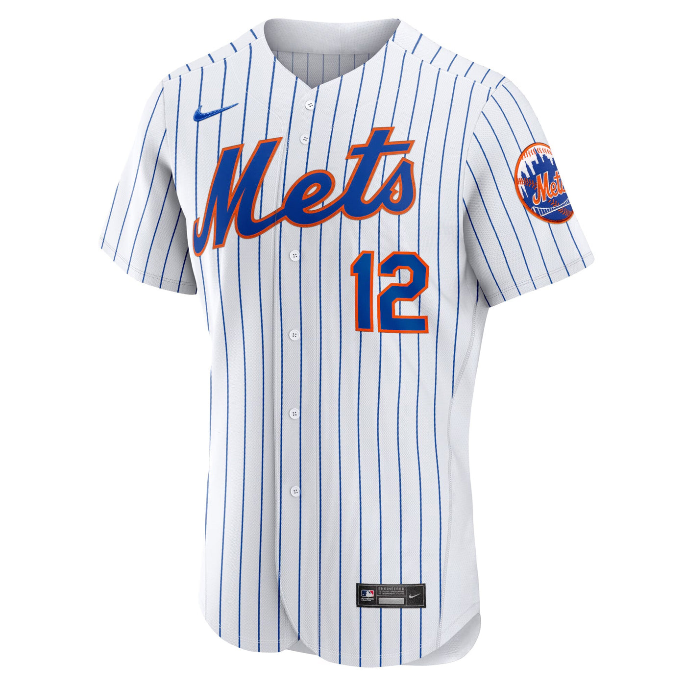 New York Mets Francisco Lindor Nike White Home Authentic Player Jersey