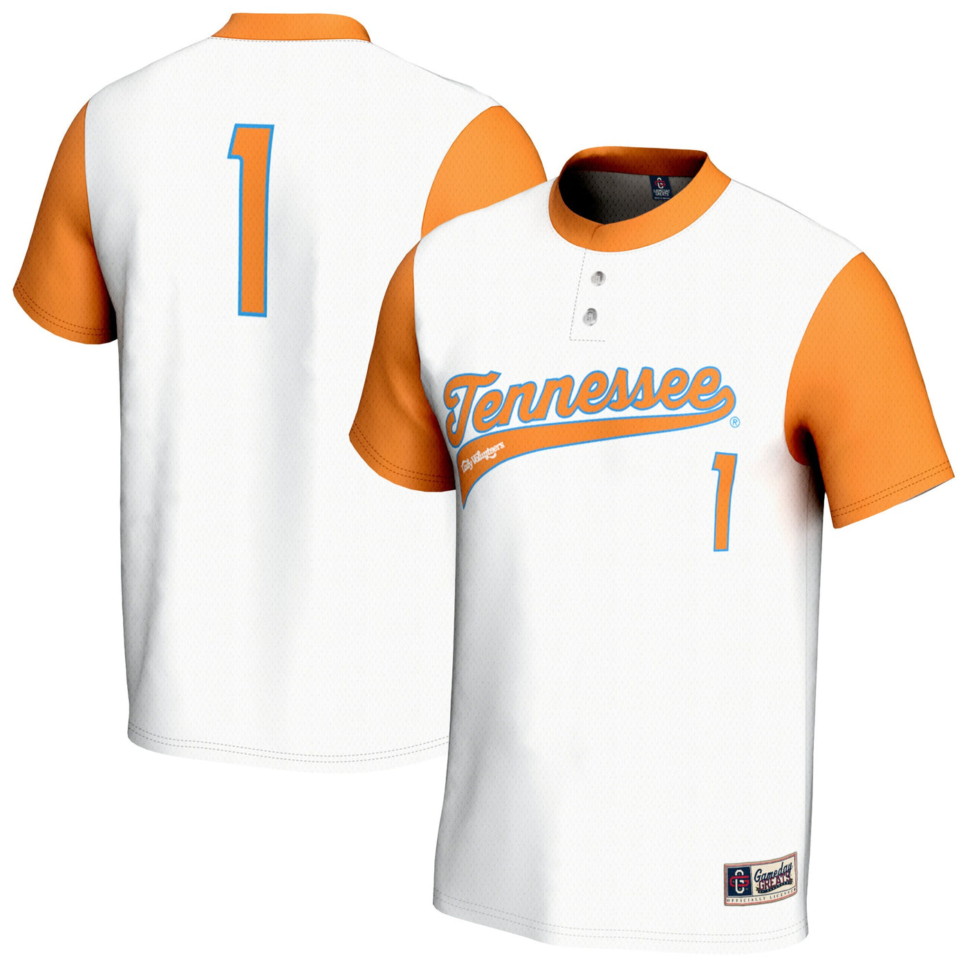 GameDay Greats White Tennessee Volunteers Softball Fashion Jersey