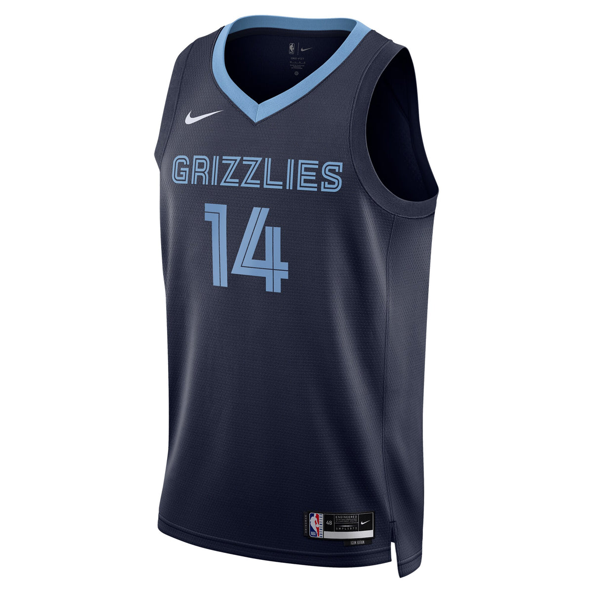 Memphis Grizzlies Icon Swingman Jersey - Navy - Zach Edey -