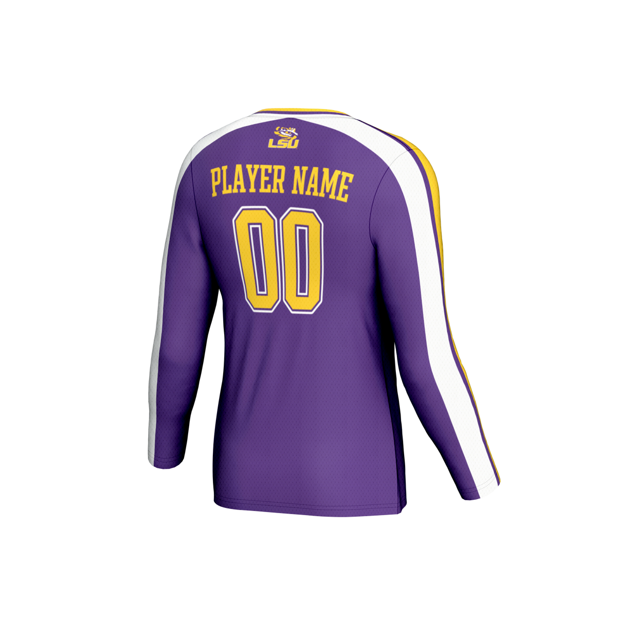 LSU Tigers GameDay Greats NIL Pick-A-Player Lightweight Collegiate Volleyball Fashion Jersey - Purple