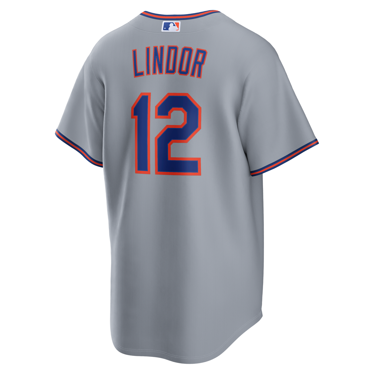 New York Mets Francisco Lindor Gray Road Replica Jersey