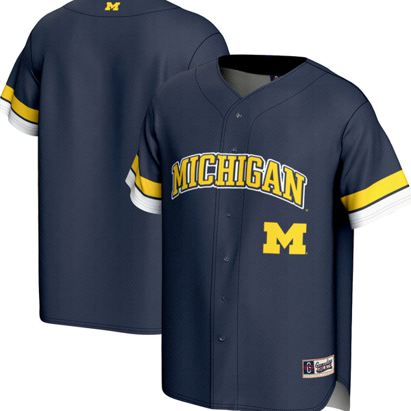GameDay Greats Navy Michigan Wolverines Spirit Baseball Jersey