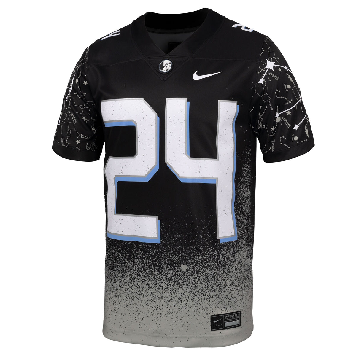 #24 UCF Knights 2024 Space Game Alternate Game Jersey - Black