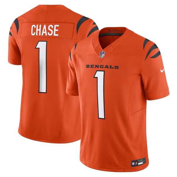 Cincinnati Bengals Ja'Marr Chase Orange Vapor F.U.S.E. Limited Jersey