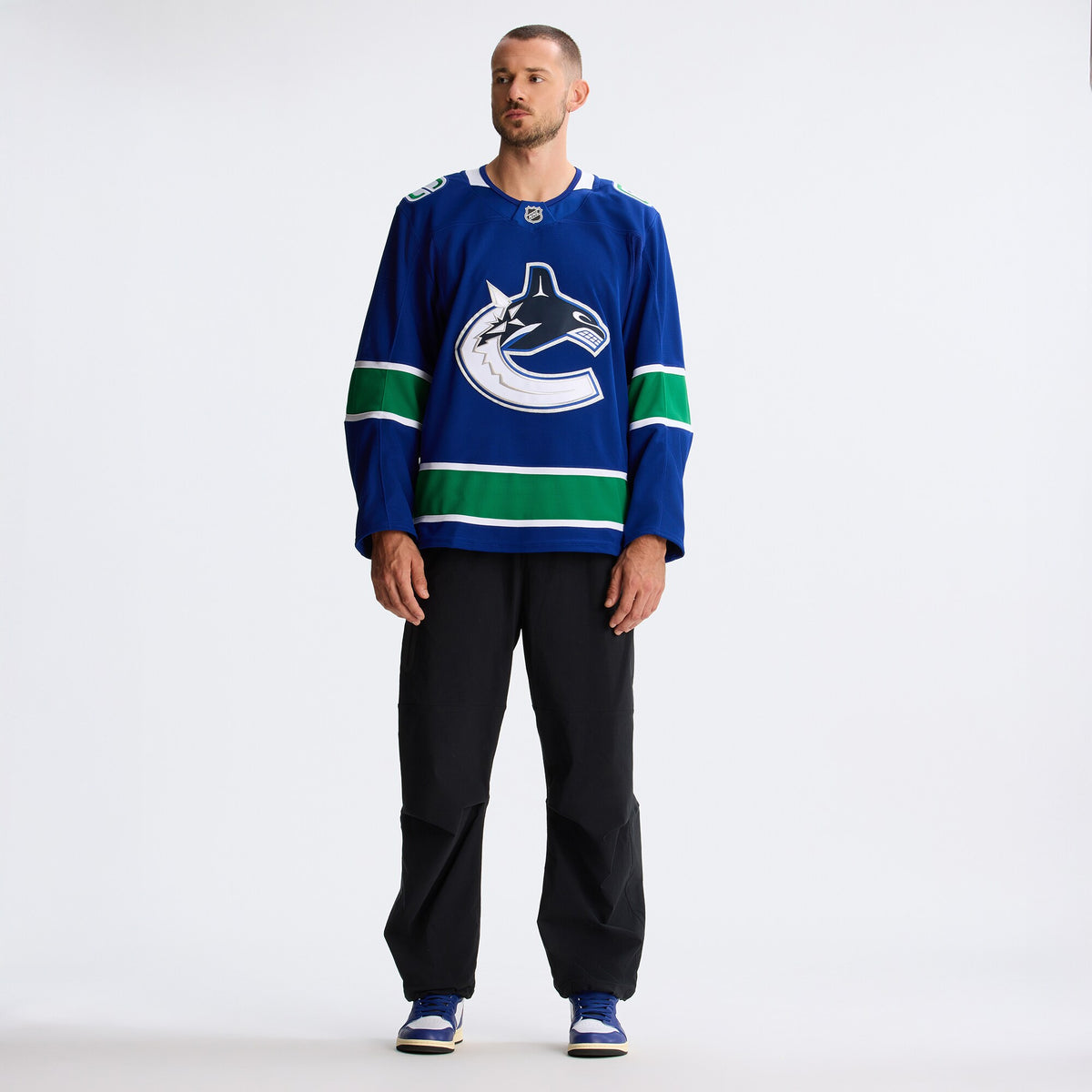 Vancouver Canucks Fanatics Blue Home Authentic Pro Jersey
