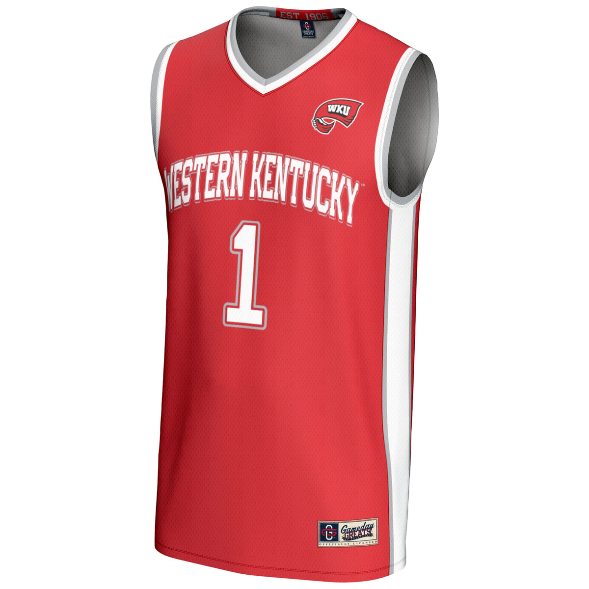 #1 Western Kentucky Hilltoppers GameDay Greats Lightweight Basketball Jersey - Red