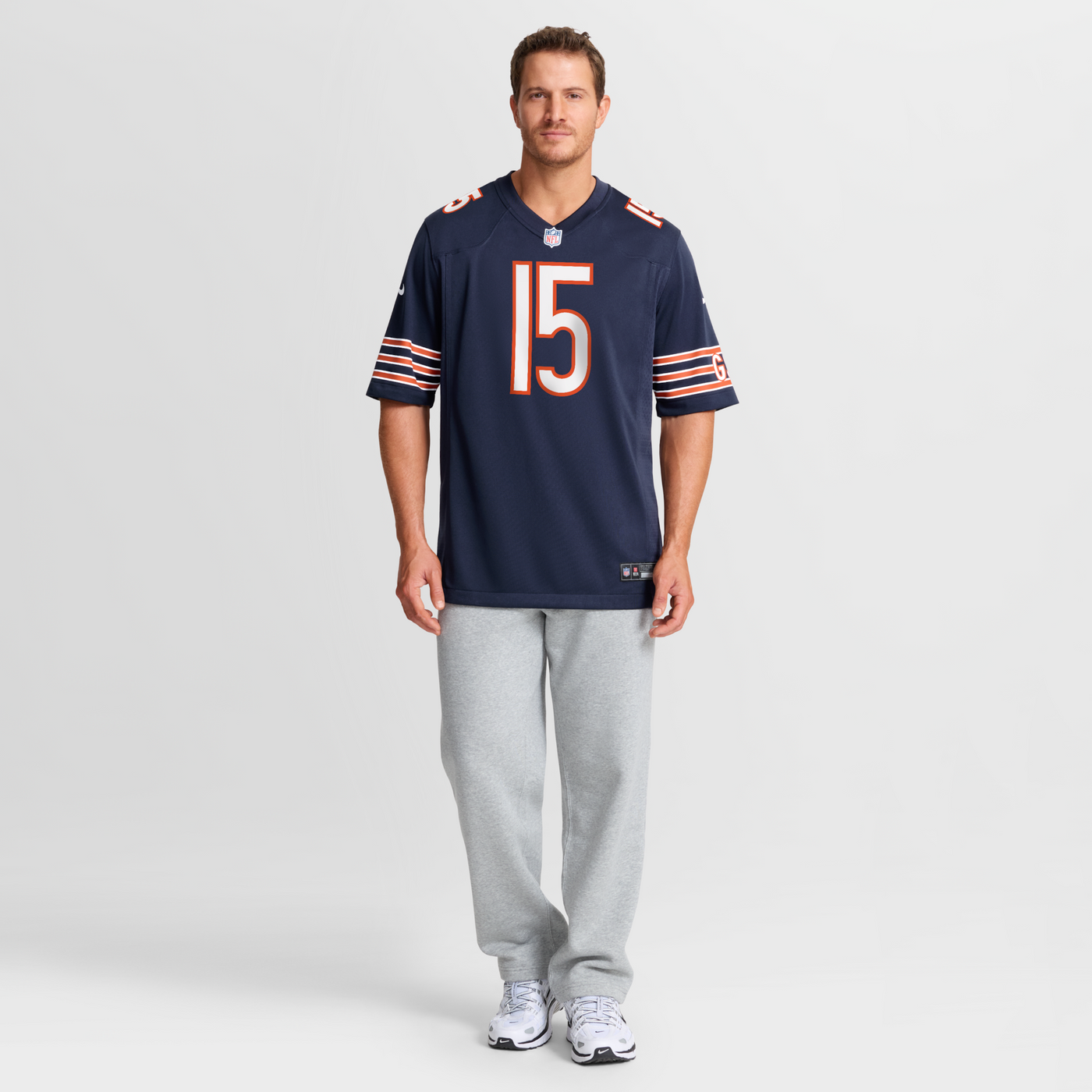 Chicago Bears Rome Odunze Nike Navy Player Game Jersey