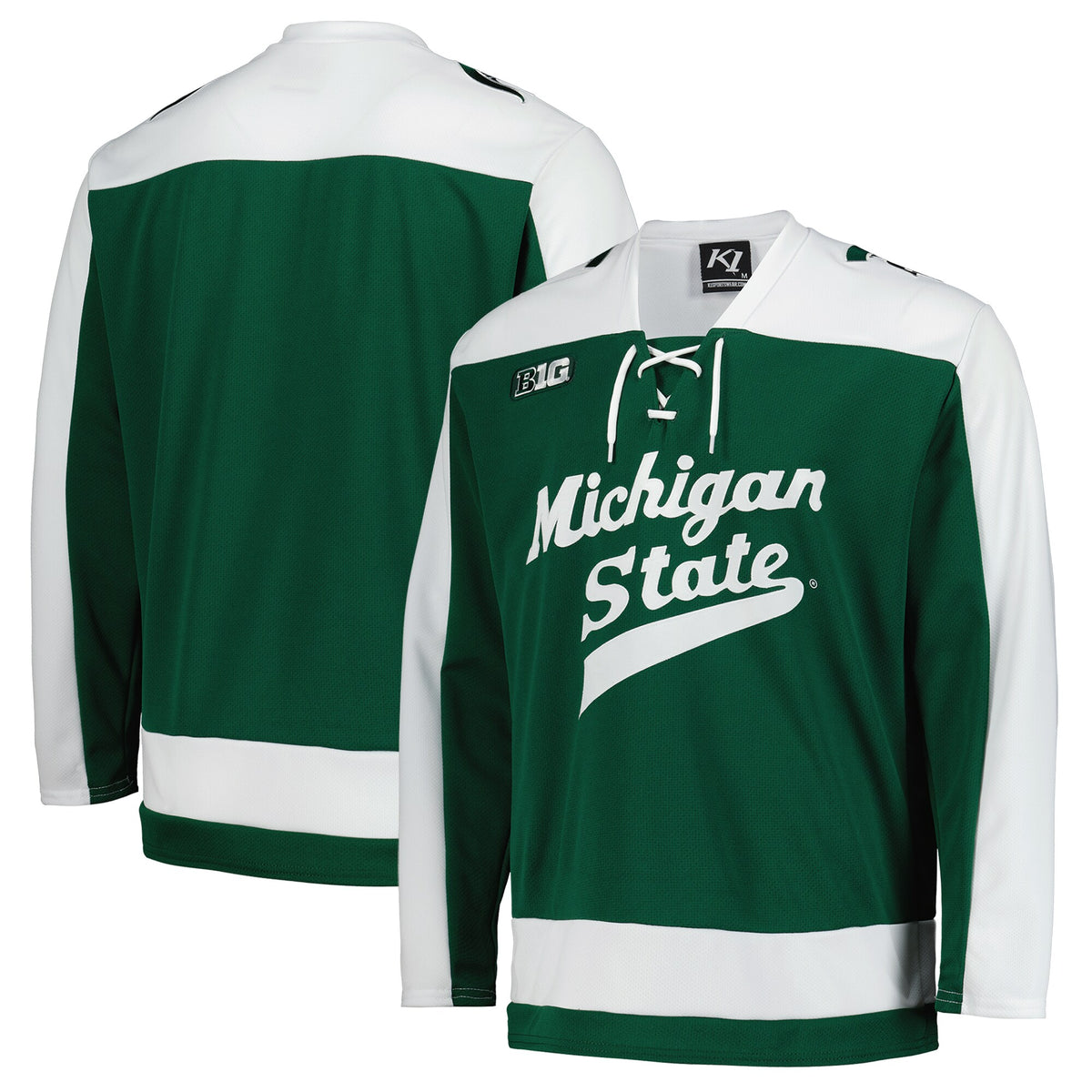 Michigan State Spartans Replica Hockey Jersey - Green