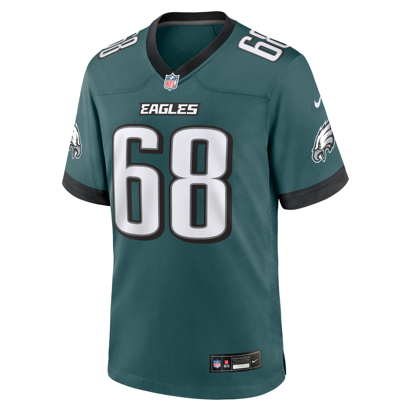Philadelphia Eagles Jordan Mailata Nike Midnight Green Team Game Jersey