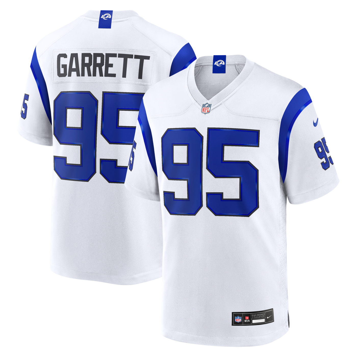 Los Angeles Rams Myles Garrett Nike Fearsome White Game Jersey
