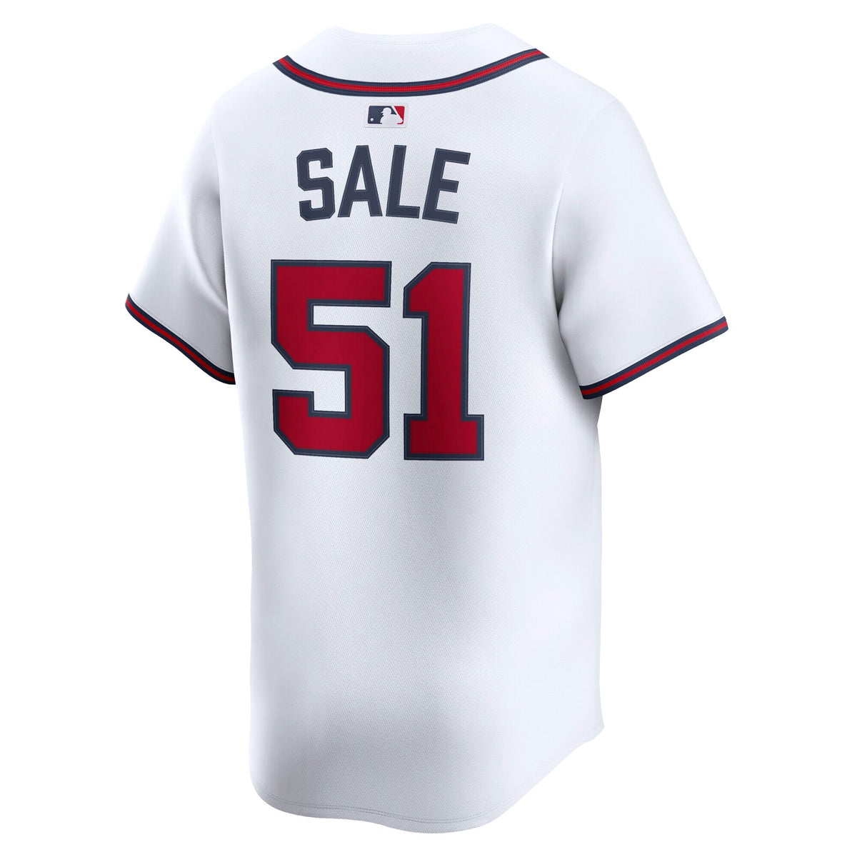 Atlanta Braves Chris Sale White Home Limited Player Jersey