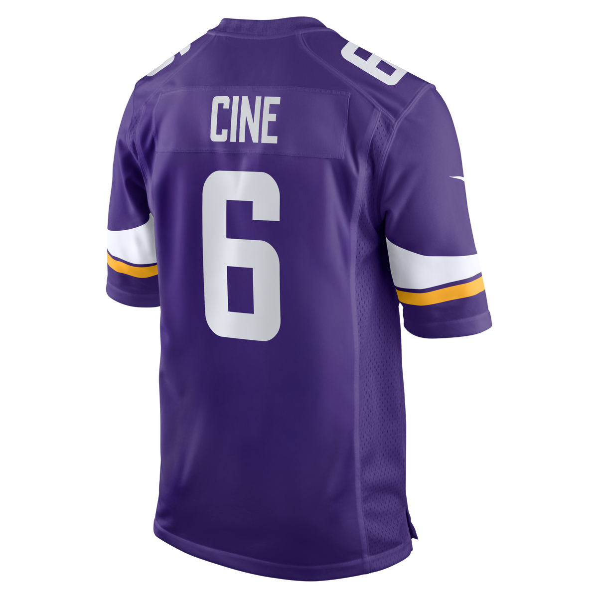 Minnesota Vikings Lewis Cine Purple Game Player Jersey