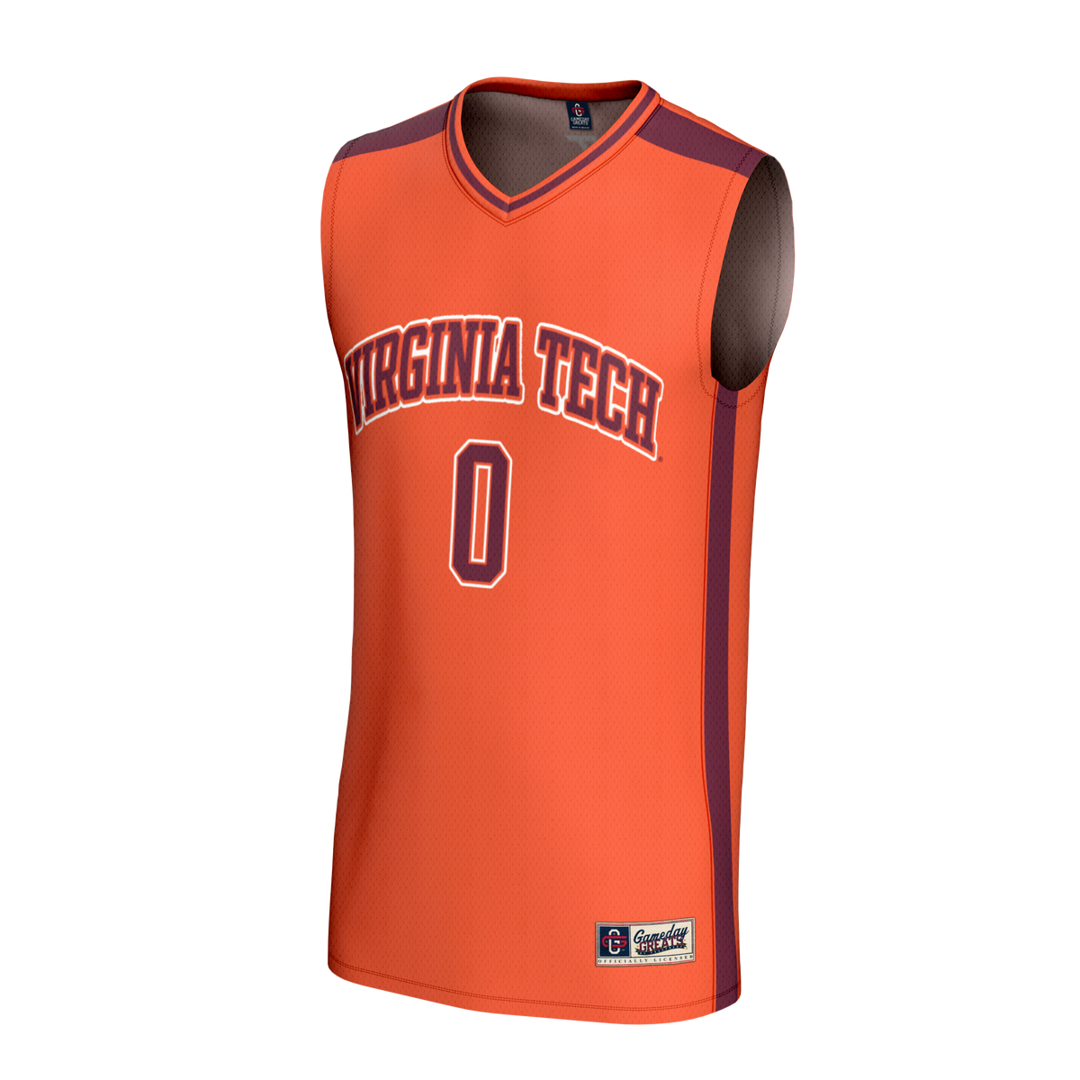#0 Virginia Tech Hokies GameDay Greats Collegiate Basketball Fashion Jersey - Orange