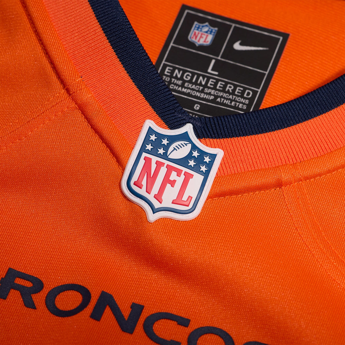 Denver Broncos Dondrea Tillman Orange Team Game Jersey