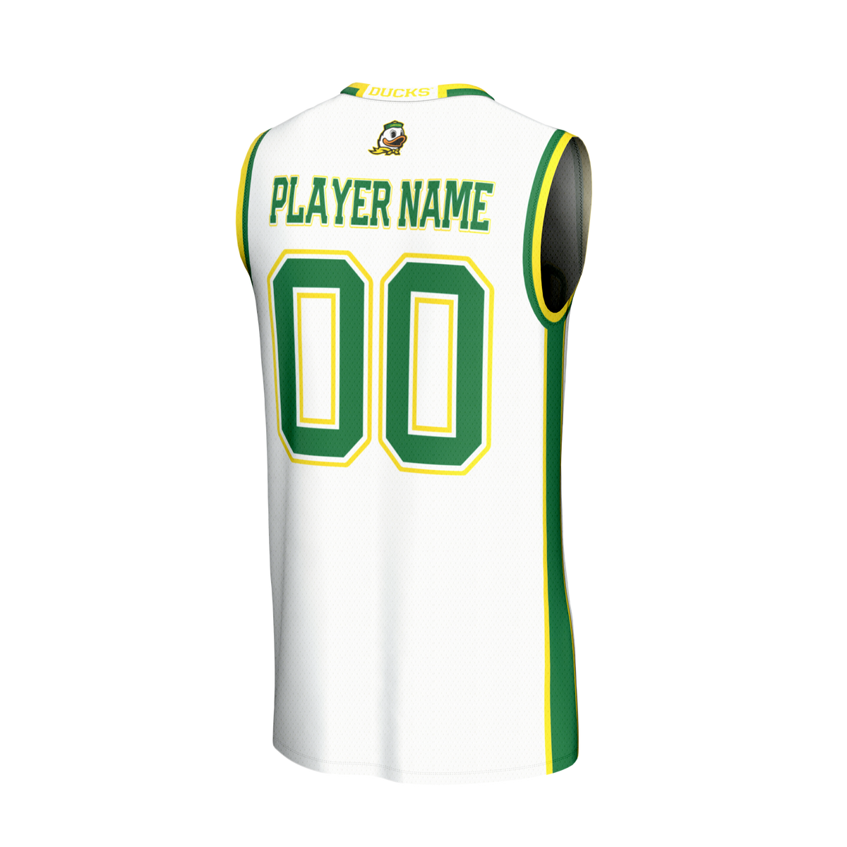 Oregon Ducks GameDay Greats Lightweight Collegiate Basketball NIL Pick-A-Player Fashion Jersey - White