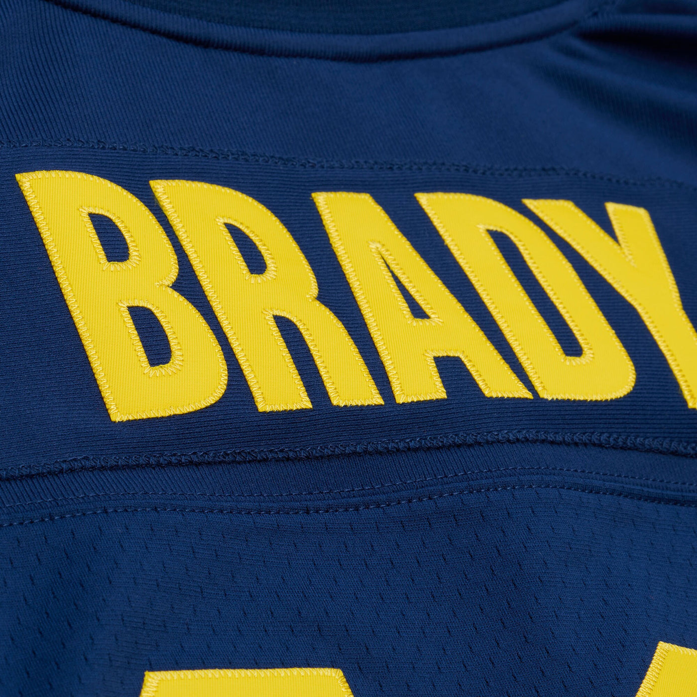 Mitchell & Ness Tom Brady Navy Michigan Wolverines 1999 College Vault Jersey