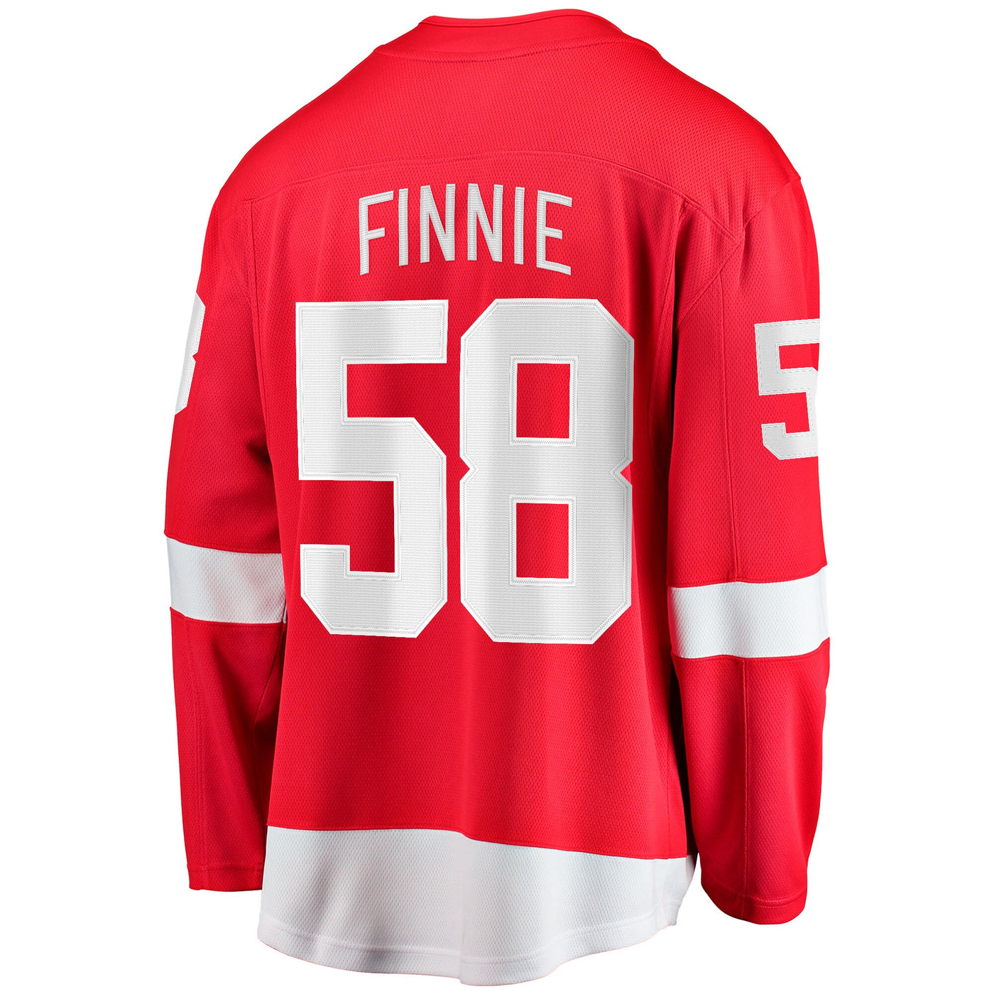 Detroit Red Wings Emmitt Finnie Fanatics Red Home Breakaway Jersey