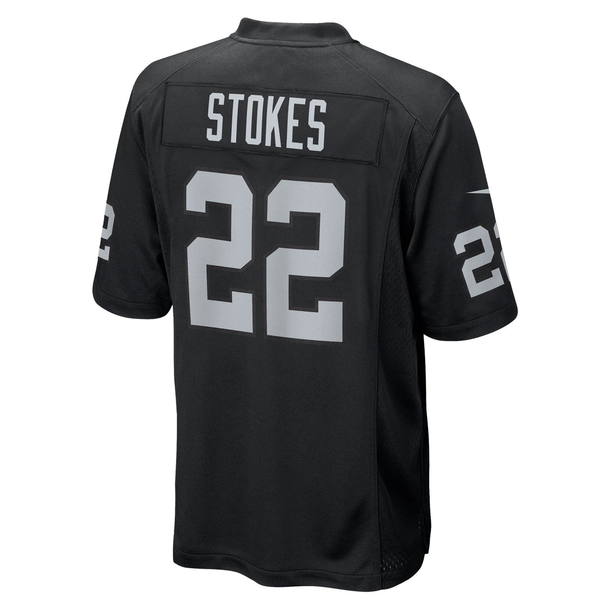 Las Vegas Raiders Eric Stokes Black Team Game Jersey