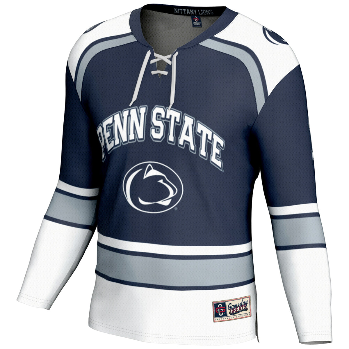 #1 Penn State Nittany Lions GameDay Greats Hockey Jersey - Navy